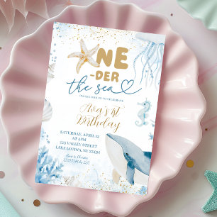 Invitation Mer Bleue Au-delà de la mer Premier anniversaire