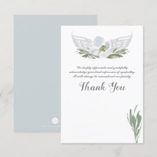 Invitation Merci des ailes d'Angel