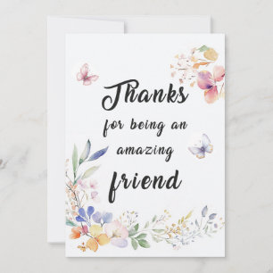 Invitation Merci d'être un ami incroyable