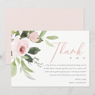 INVITATION MERCI EN ROSE ROSE ROSE DOUX ET TENDANCE