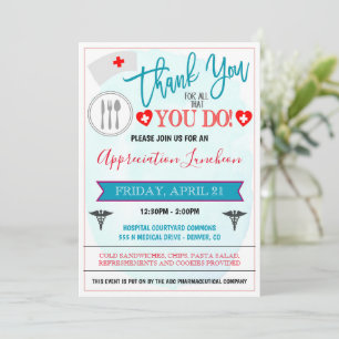 Invitation Merci Health Workers Event