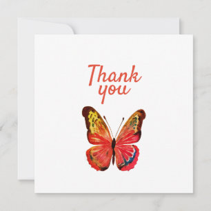 Invitation Merci papillon