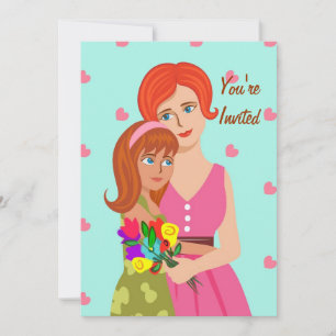 Invitation Mère et fille