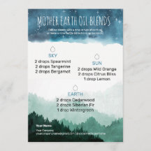 Mère Terre Essential Oil Diffuser Mélange