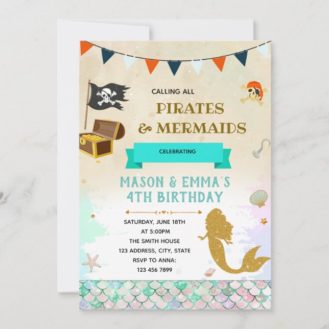Invitation Mères et pirates à l'invitation conjointe d'annive (Devant)