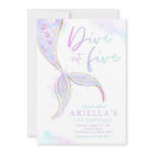 Mermaid Dive into Five 5th Birday Party