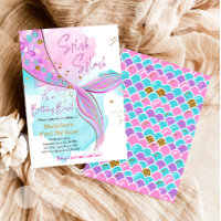 Mermaid Splish Pool Party Fille Anniversaire