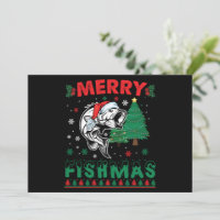Merry Fishmas Pêche Papa Pêcheur Pêcheur Noël
