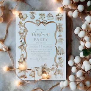 Invitation Merveilleux Noël Neutre