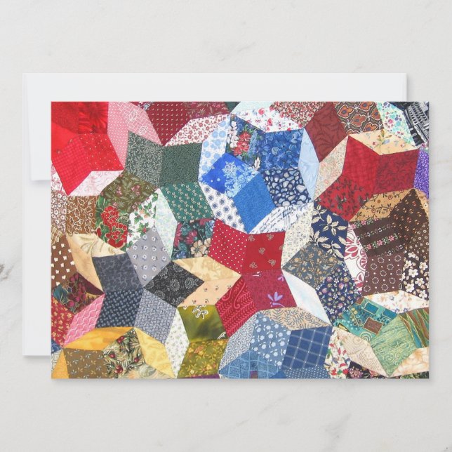 Invitation Merveilleux Star Quilt (Devant)