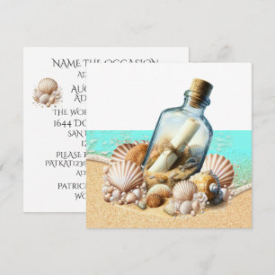 Invitation Message dans une bouteille