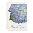 Message de Merci de fleurs bleu Hydrangea