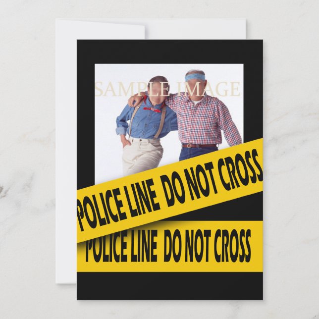 Invitation Meurtre et mystère tout anniversaire d'âge (Devant)