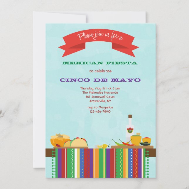 Invitation mexicaine (Devant)
