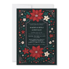 Mexican Rustic Elegant Floral Christmas Wedding