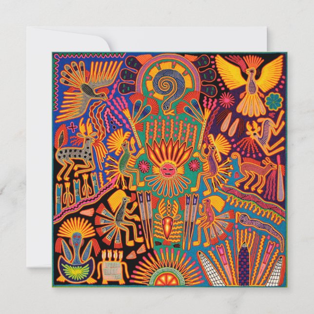 Invitation Mexique-Mexique-Maya Aztec LatinX Latina hispaniqu (Devant)