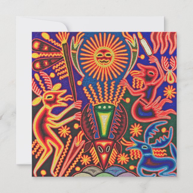 Invitation Mexique-Mexique-Maya Aztec LatinX Latina hispaniqu (Devant)