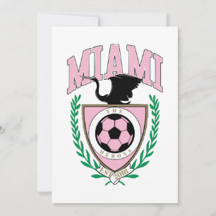 Invitation Miami Soccer de style universitaire