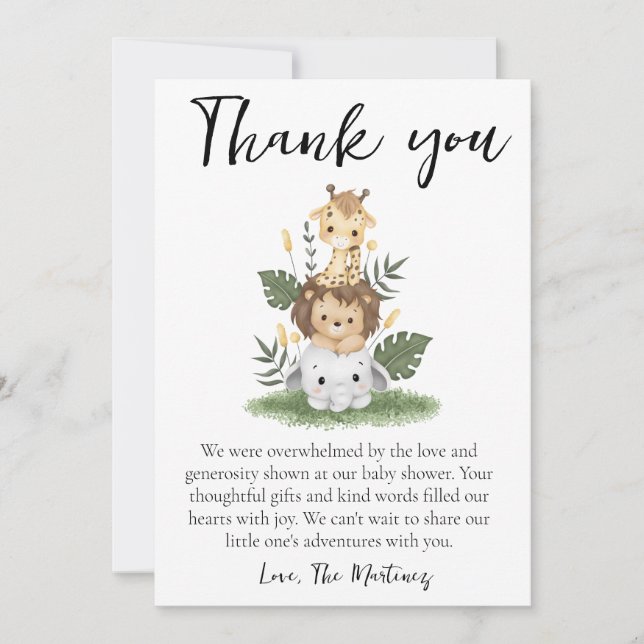Invitation mignon baby shower de messages de remerciement car (Devant)