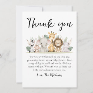 Invitation mignon baby shower de messages de remerciement car