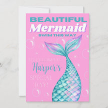 Mignon éditable sous la mer Sirène fille numérique