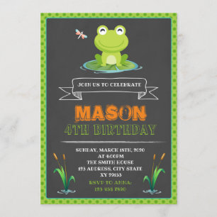 Invitation mignonne de fête d'anniversaire de