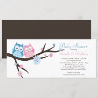 Mignonne en amour Chouette Couple Baby shower