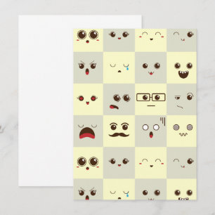 Invitation Mignonne face