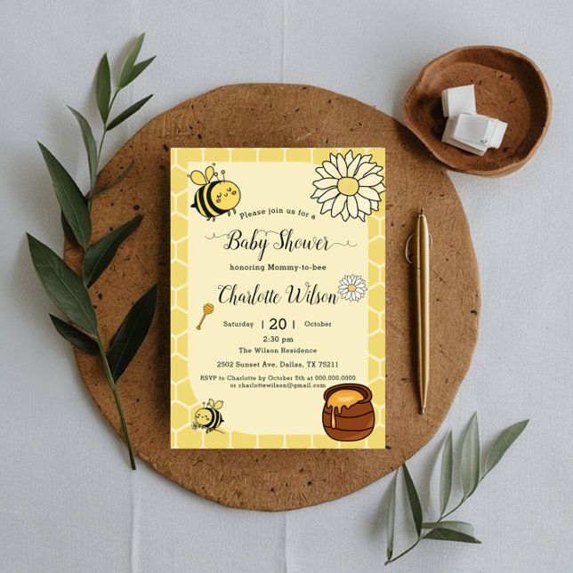 Invitation Mignonne Maman À Être Baby shower (Créateur téléchargé)