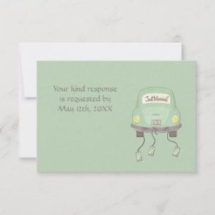 Invitation Mignonne Marié Mariage RSVP