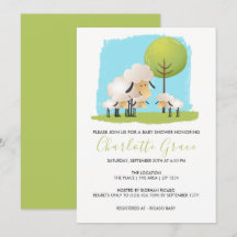 Mignons Et Agneaux Baby showers Triplets