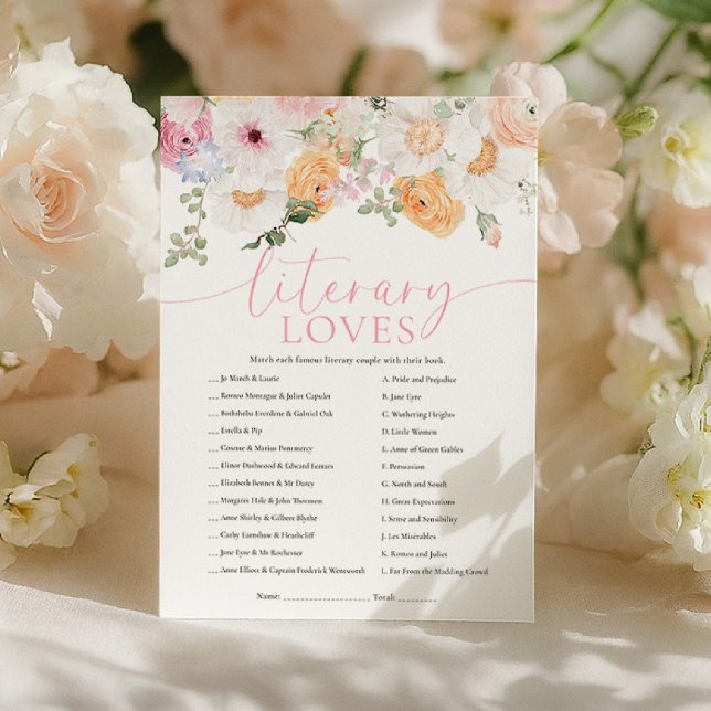 Invitation Millie Literary Loves Game (Créateur téléchargé)