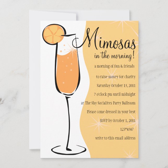 Invitation Mimosas (Devant)