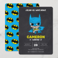 Mini Classic Batman Chalkboard Anniversaire