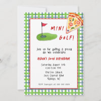 Mini Golf & Pizza Enfant fête d'anniversaire