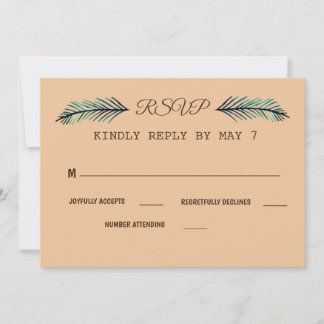 Invitation Minima l, plante mariage personnalisé RSVP