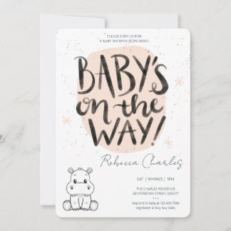 Invitation Minimal Baby Shower 