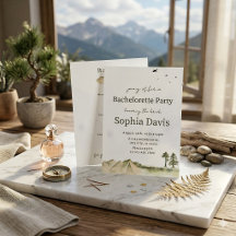 Minimal Desert Bachelorette Party Earthy Palm 