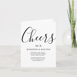 Invitation Minimal et chic MARIAGE