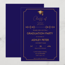 Invitation minimale et élégante pour une fête de r