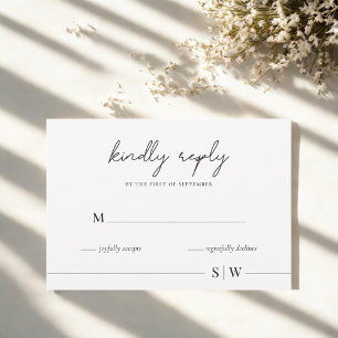 Invitation minimaliste à la conception   Élégant e