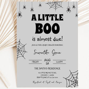 Invitation Minimaliste Fête de Bébé Un Petit Hou