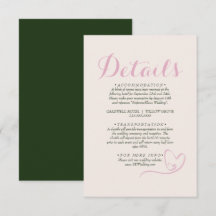 Invitation minimaliste moderne et épurée