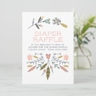 Invitation Minnie Mouse Boho Festival Baby shower fille