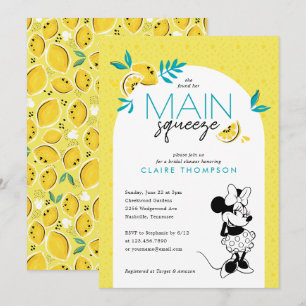 Invitation Minnie Mouse   Fête des mariées principale de citr
