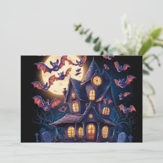 Invitation Minuit au domaine hanté