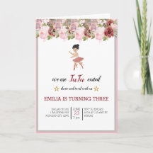 Minuscule danseur | Ballet Floral rose Fête Annive