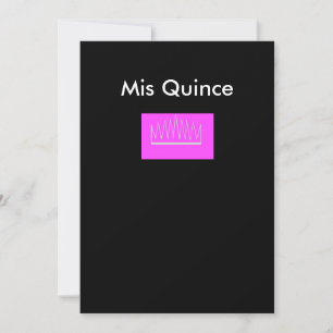 Invitation Mis Quince
