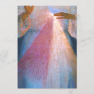 Invitation Miséricorde divine Original de Kazimirowski