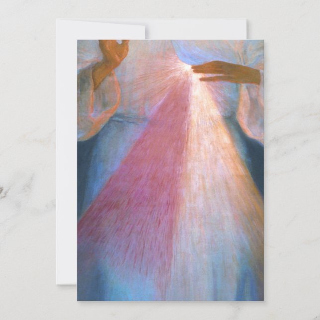 Invitation Miséricorde divine Original par Kazimirowski (Devant)